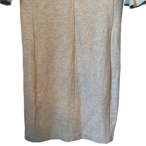 Tahari Light Gray Bell Sleeved Dress - Picture 9 of 11